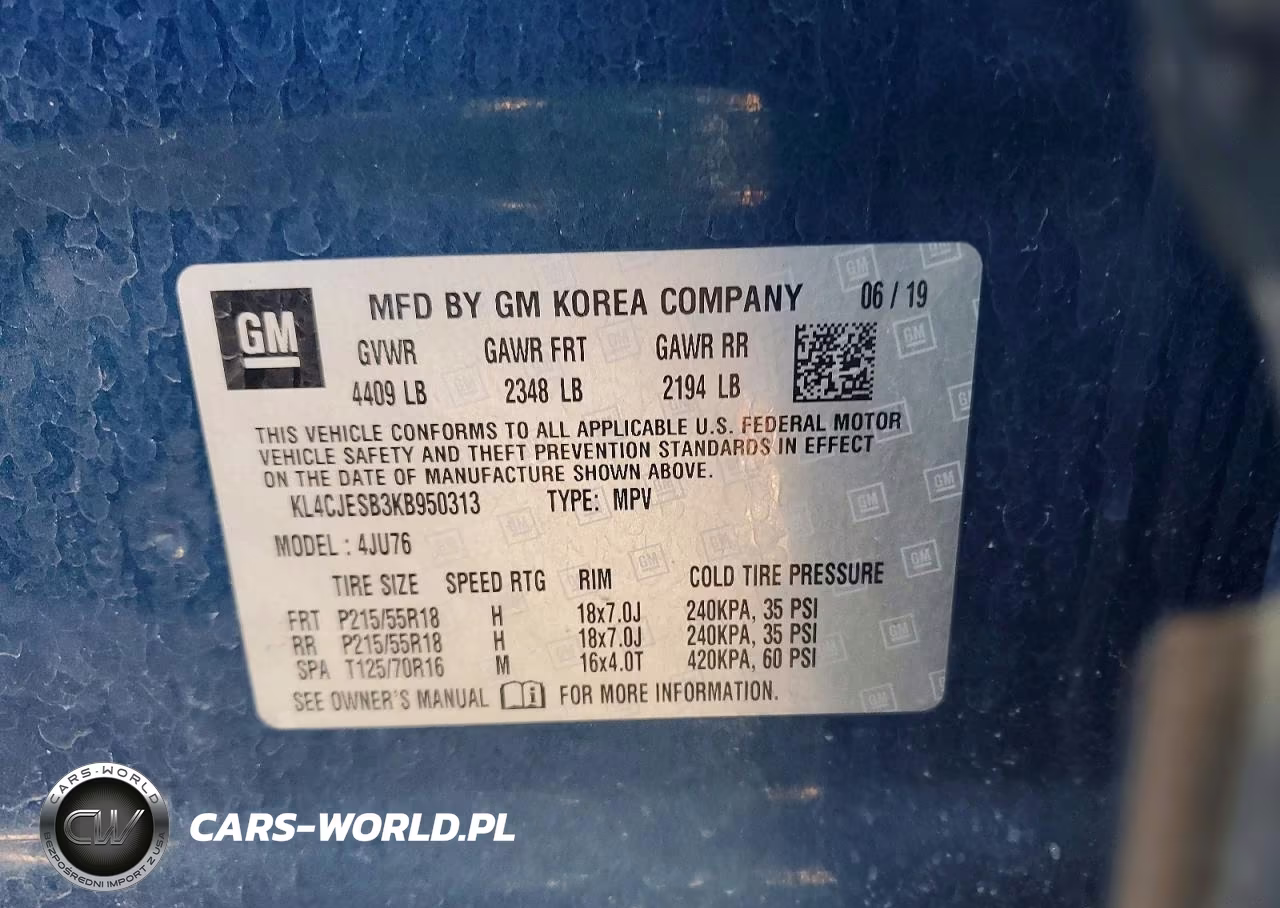 2019 Buick Encore Preferred VIN:KL4CJESB3KB950313 - 13
