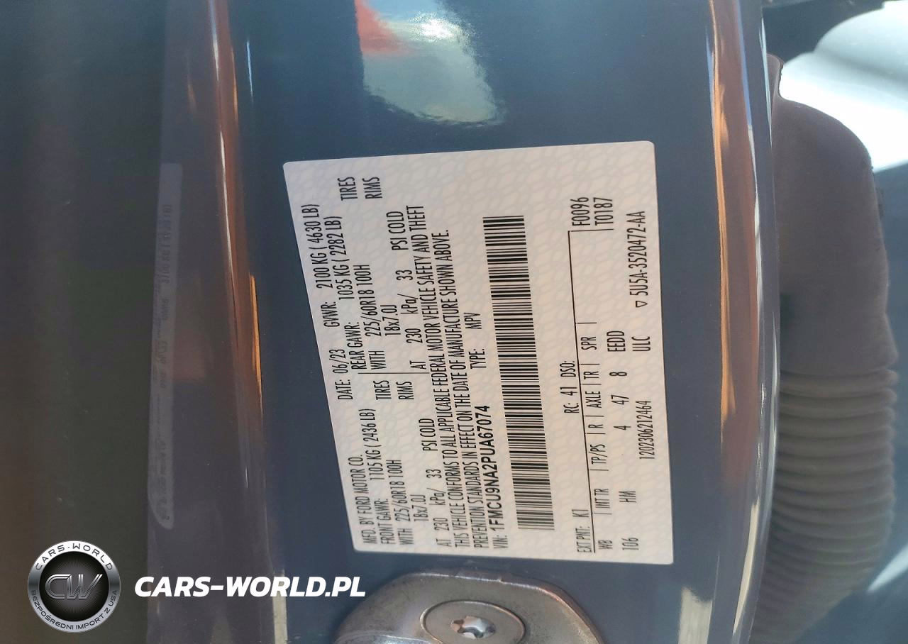 2023 Ford Escape St Line Select VIN:1FMCU9NA2PUA67074 - 13