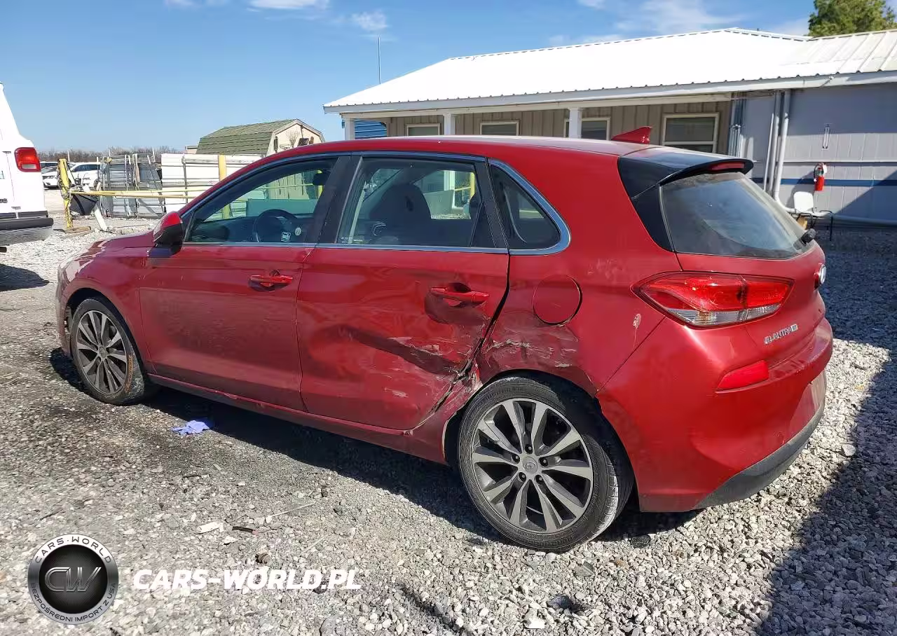 2018 Hyundai Elantra Gt Base VIN:KMHH35LE0JU043810 - 2