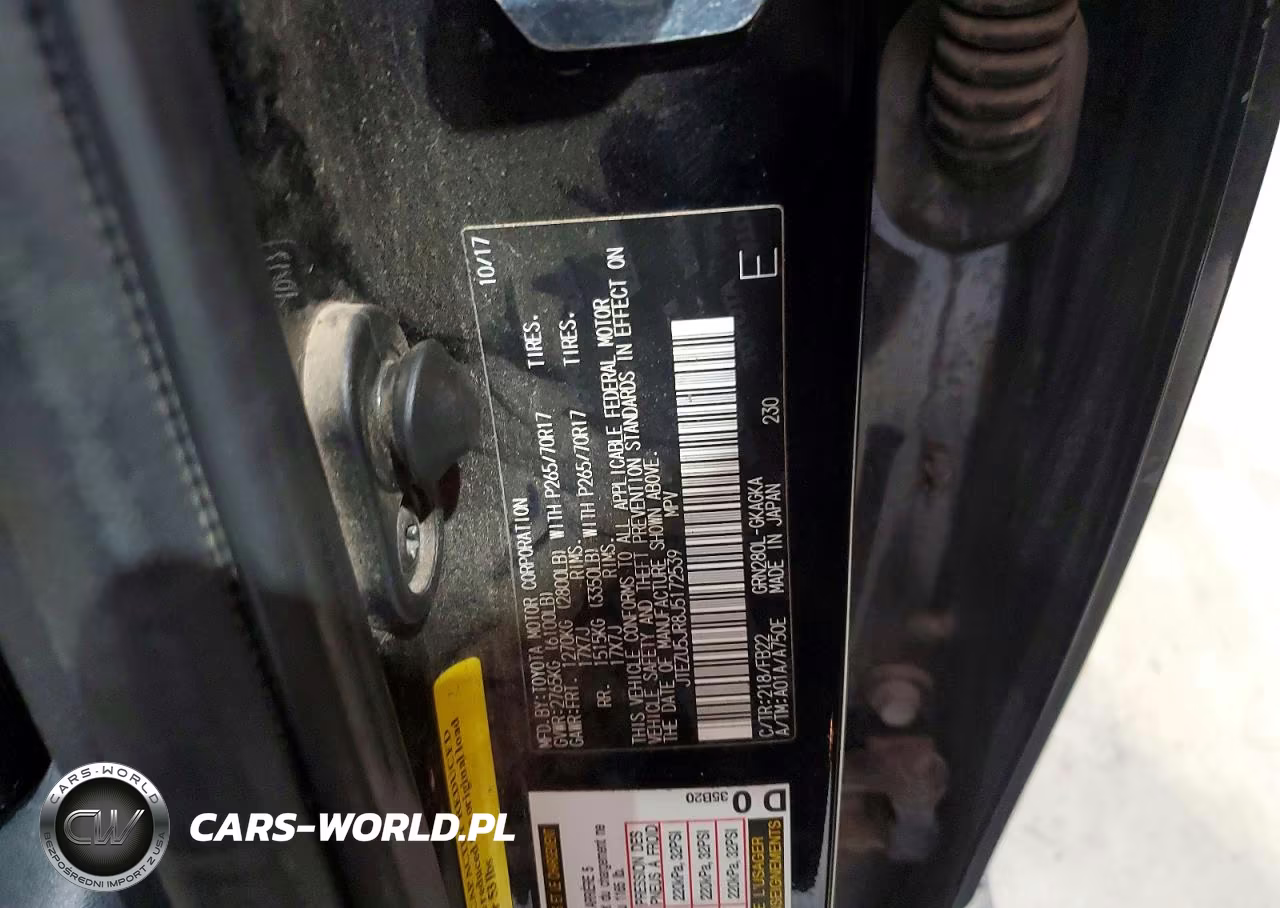 2018 Toyota 4Runner Sr5 VIN:JTEZU5JR8J5172539 - 12