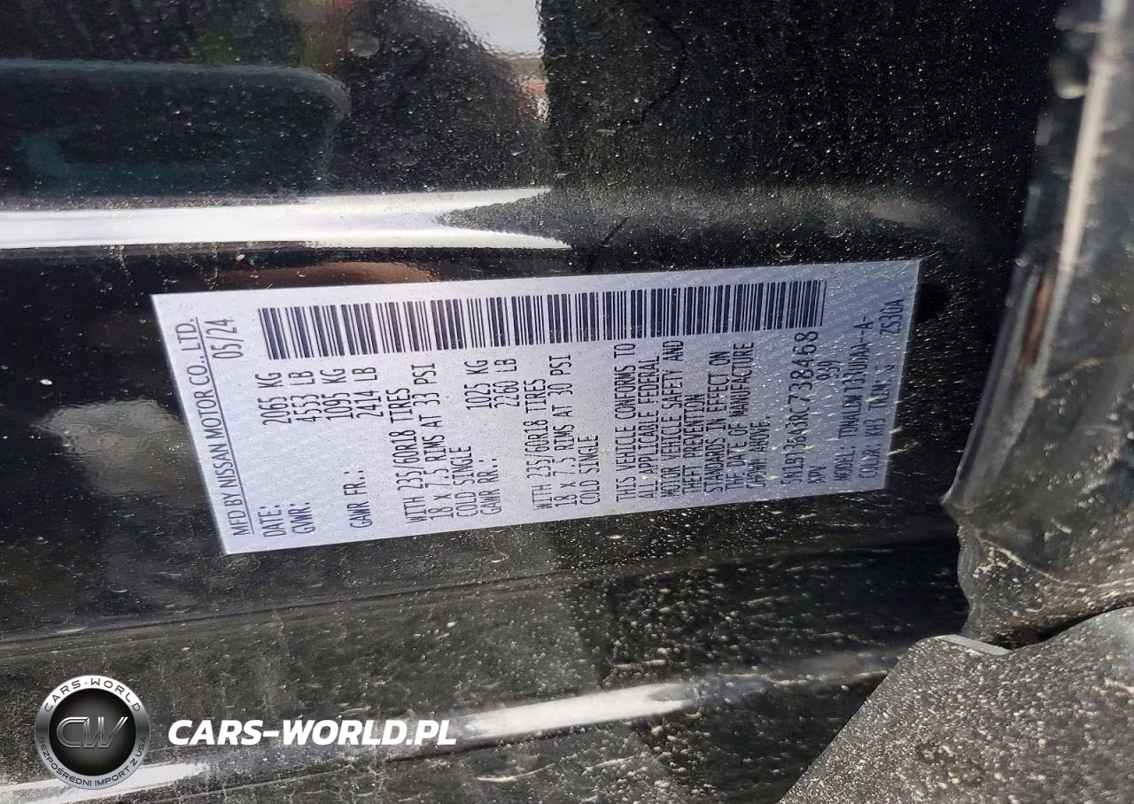 2024 Nissan Rogue Sv VIN:5N1BT3BA3RC738468 - 12