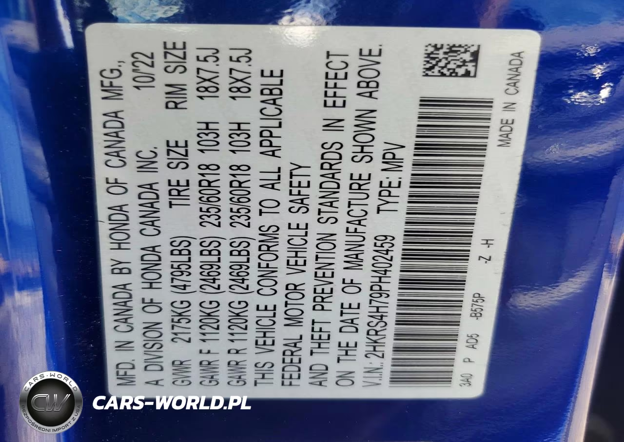 2023 Honda Cr-V Exl VIN:2HKRS4H79PH402459 - 13