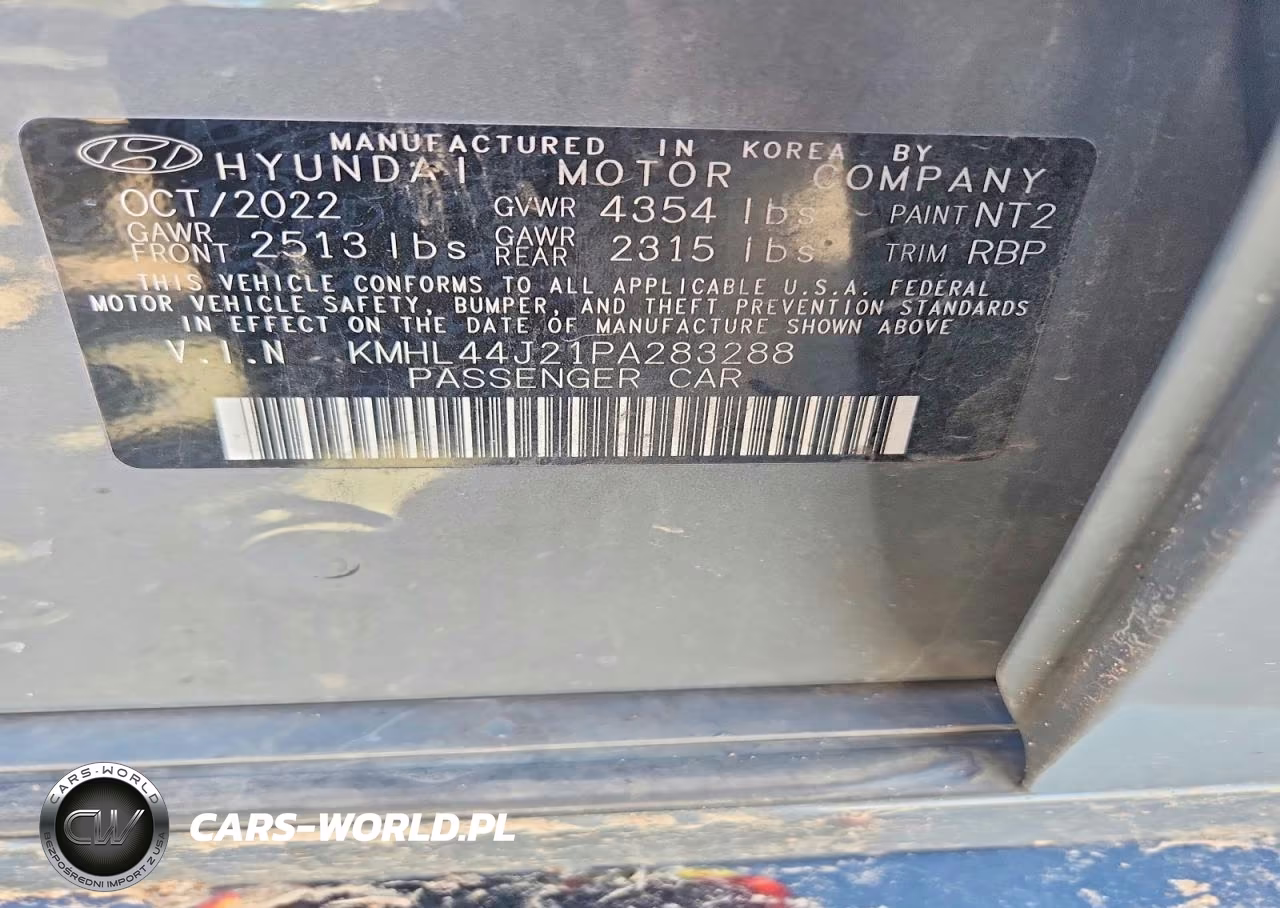 2023 Hyundai Sonata Sel Plus VIN:KMHL44J21PA283288 - 12