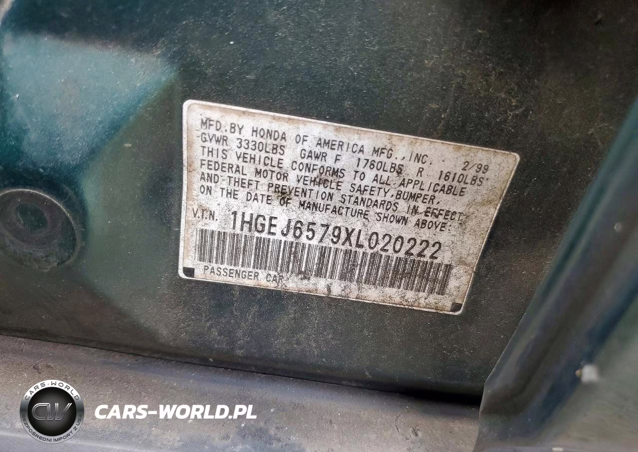 1999 Honda Civic Lx VIN:1HGEJ6579XL020222 - 12