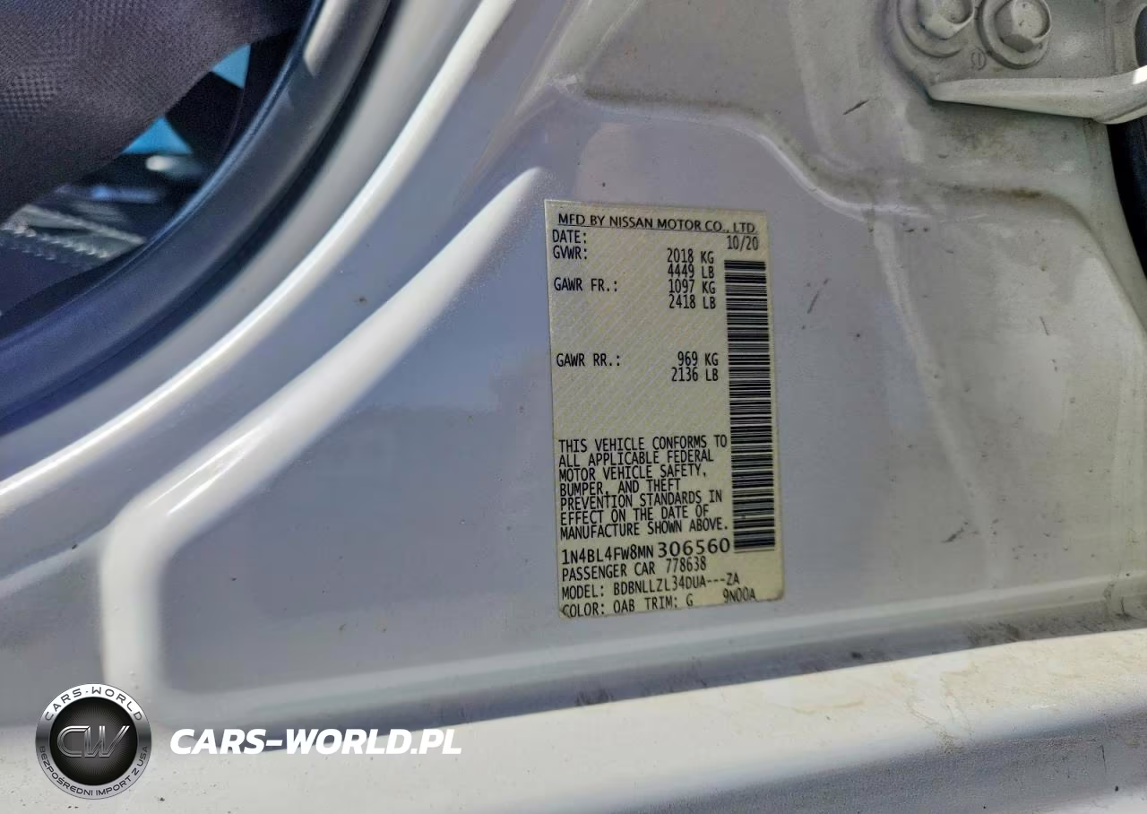 2021 Nissan Altima Platinum VIN:1N4BL4FW8MN306560 - 12