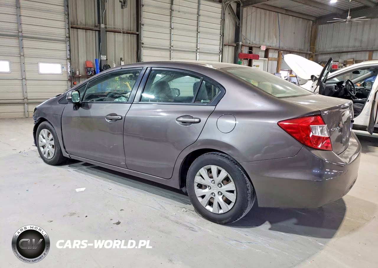 2012 Honda Civic Lx VIN:19XFB2F53CE070638 - 2