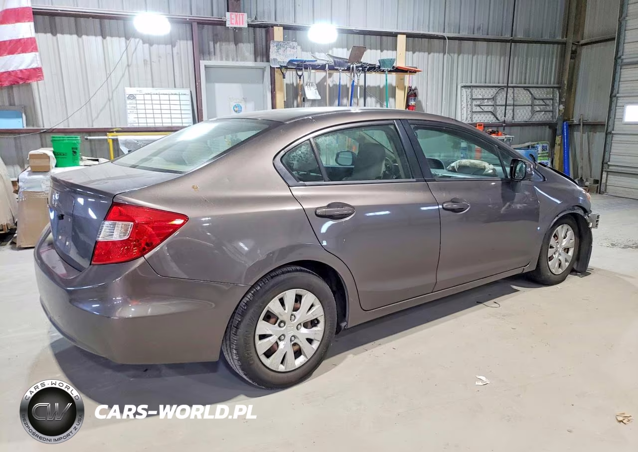 2012 Honda Civic Lx VIN:19XFB2F53CE070638 - 3