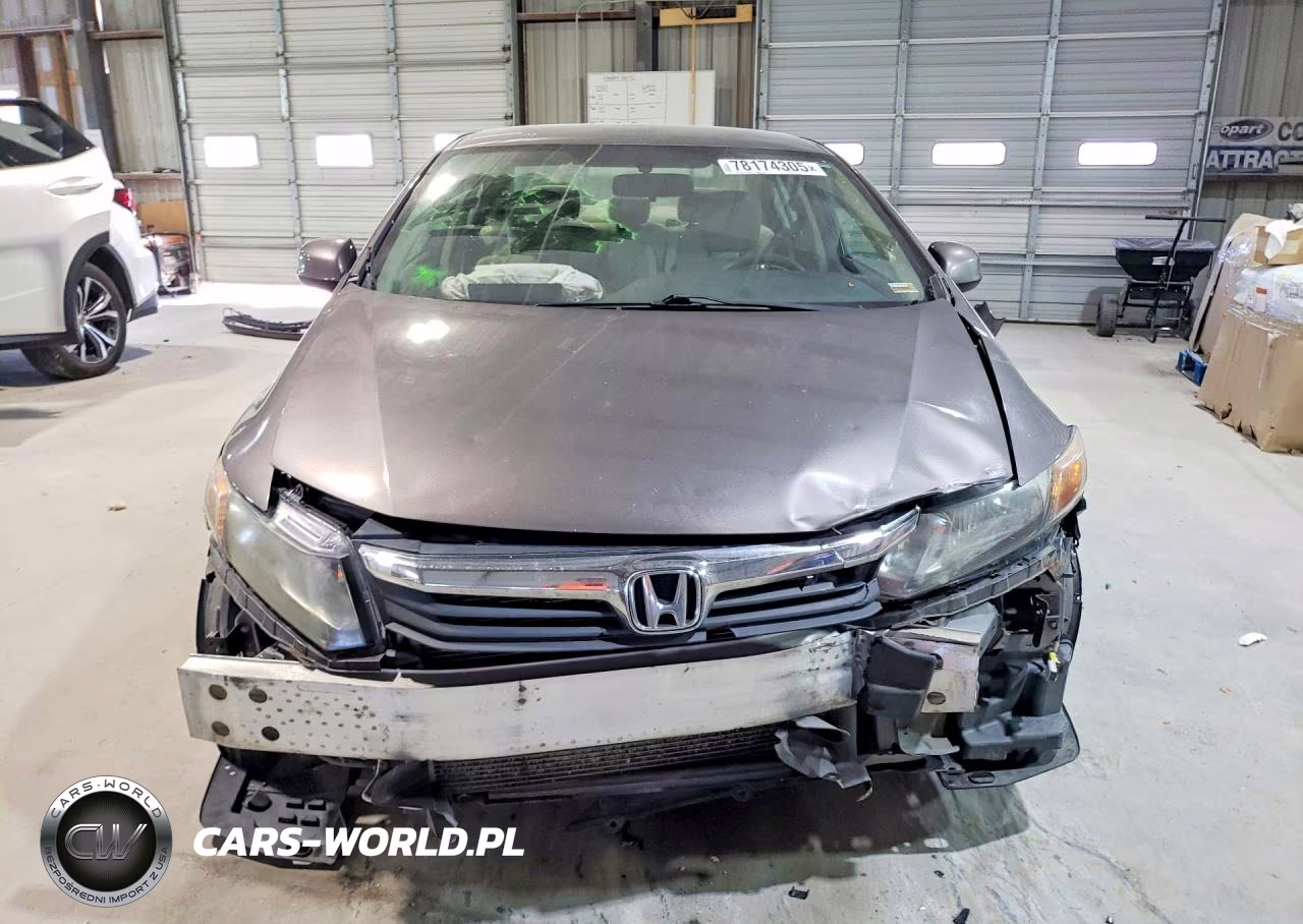 2012 Honda Civic Lx VIN:19XFB2F53CE070638 - 4