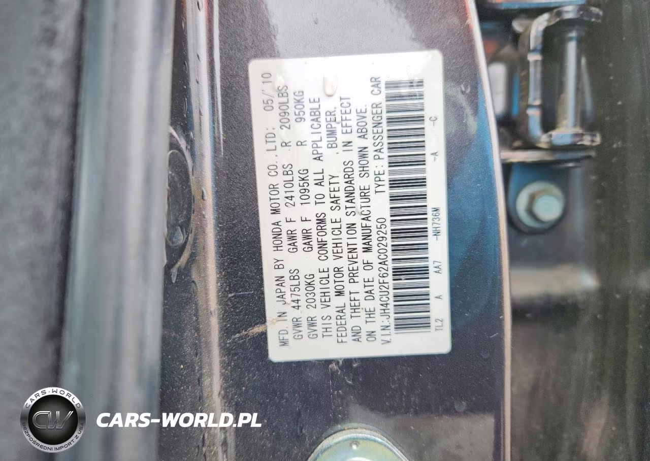 2010 Acura Tsx VIN:JH4CU2F62AC029250 - 12