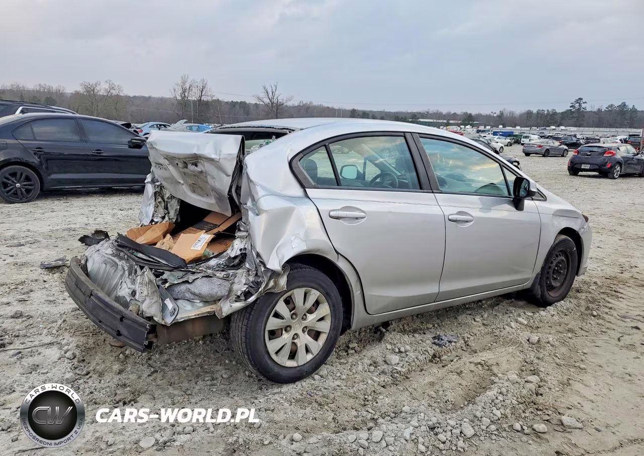 2012 Honda Civic Lx VIN:19XFB2F57CE109960 - 3