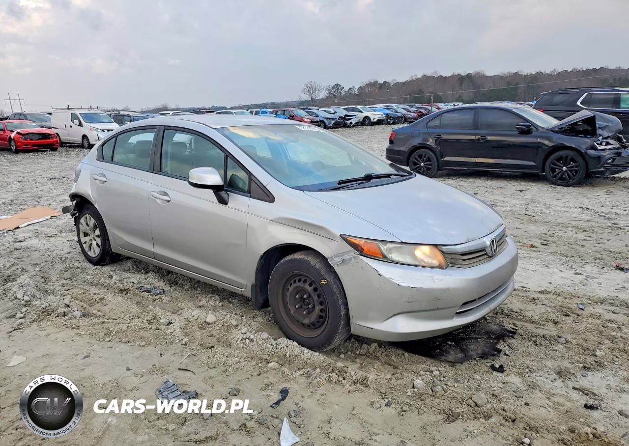 2012 Honda Civic Lx VIN:19XFB2F57CE109960 - 4