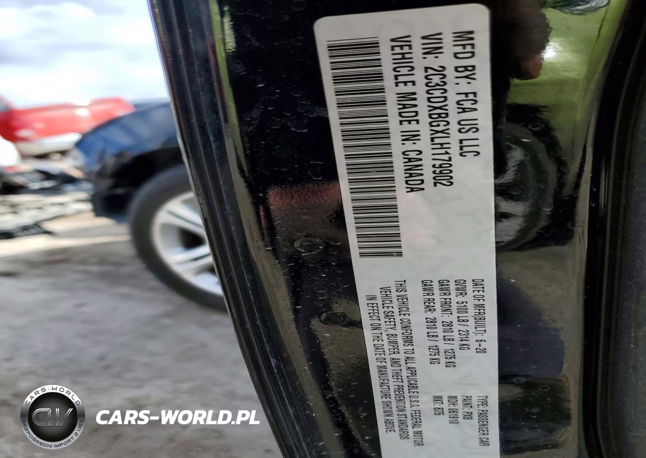 2020 Dodge Charger Sxt VIN:2C3CDXBGXLH179902 - 12