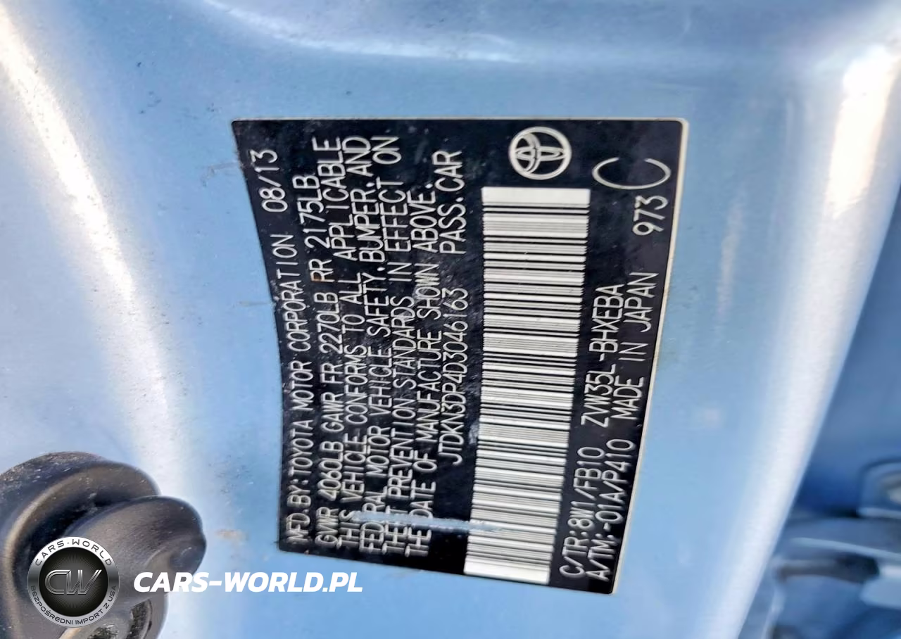 2013 Toyota Prius Plug-In VIN:JTDKN3DP4D3046163 - 12