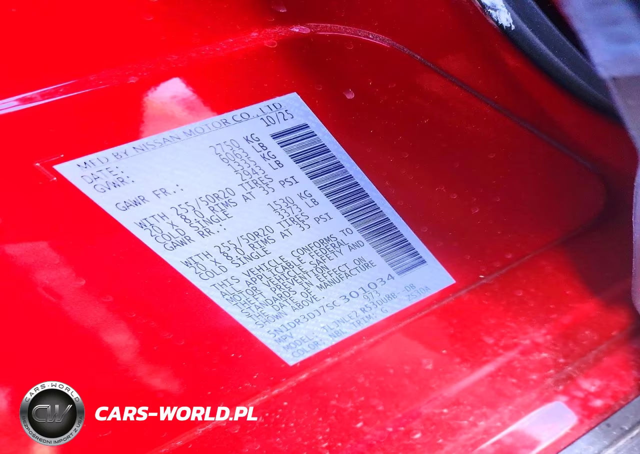 2025 Nissan Pathfinder Platinum VIN:5N1DR3DJ7SC301034 - 13