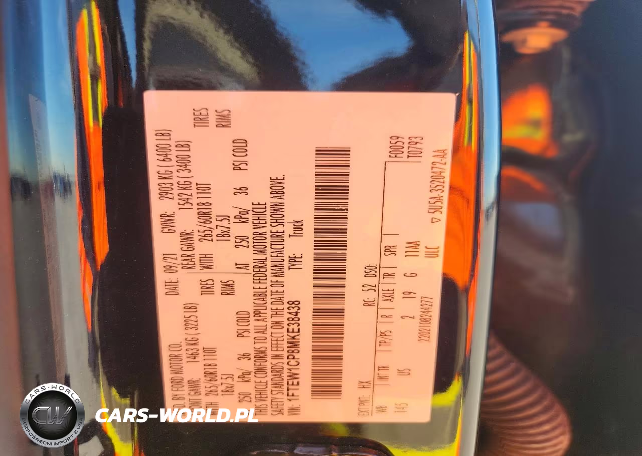 2021 Ford F150 Supercrew VIN:1FTEW1CP8MKE38438 - 12