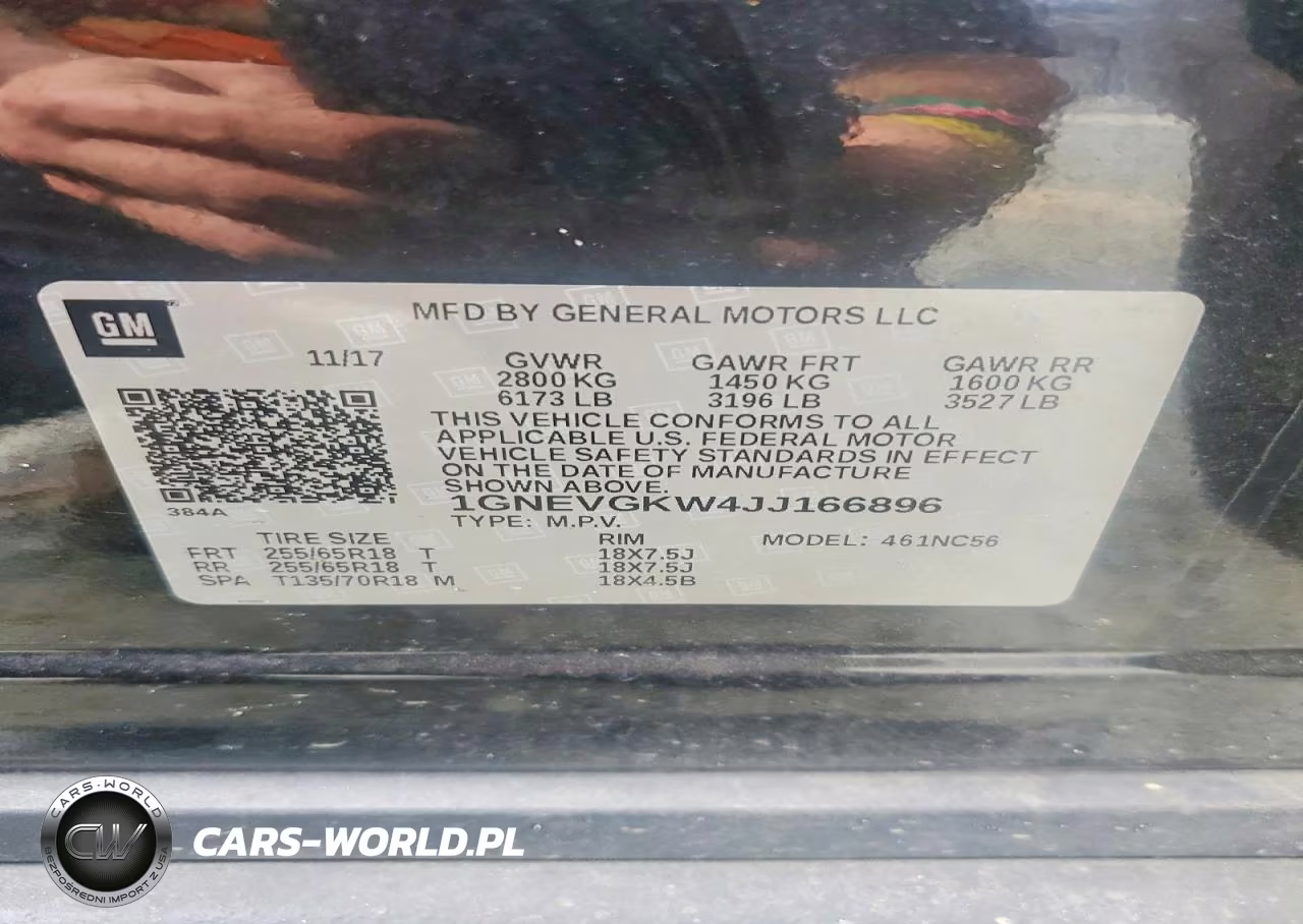 2018 Chevrolet Traverse Lt VIN:1GNEVGKW4JJ166896 - 13