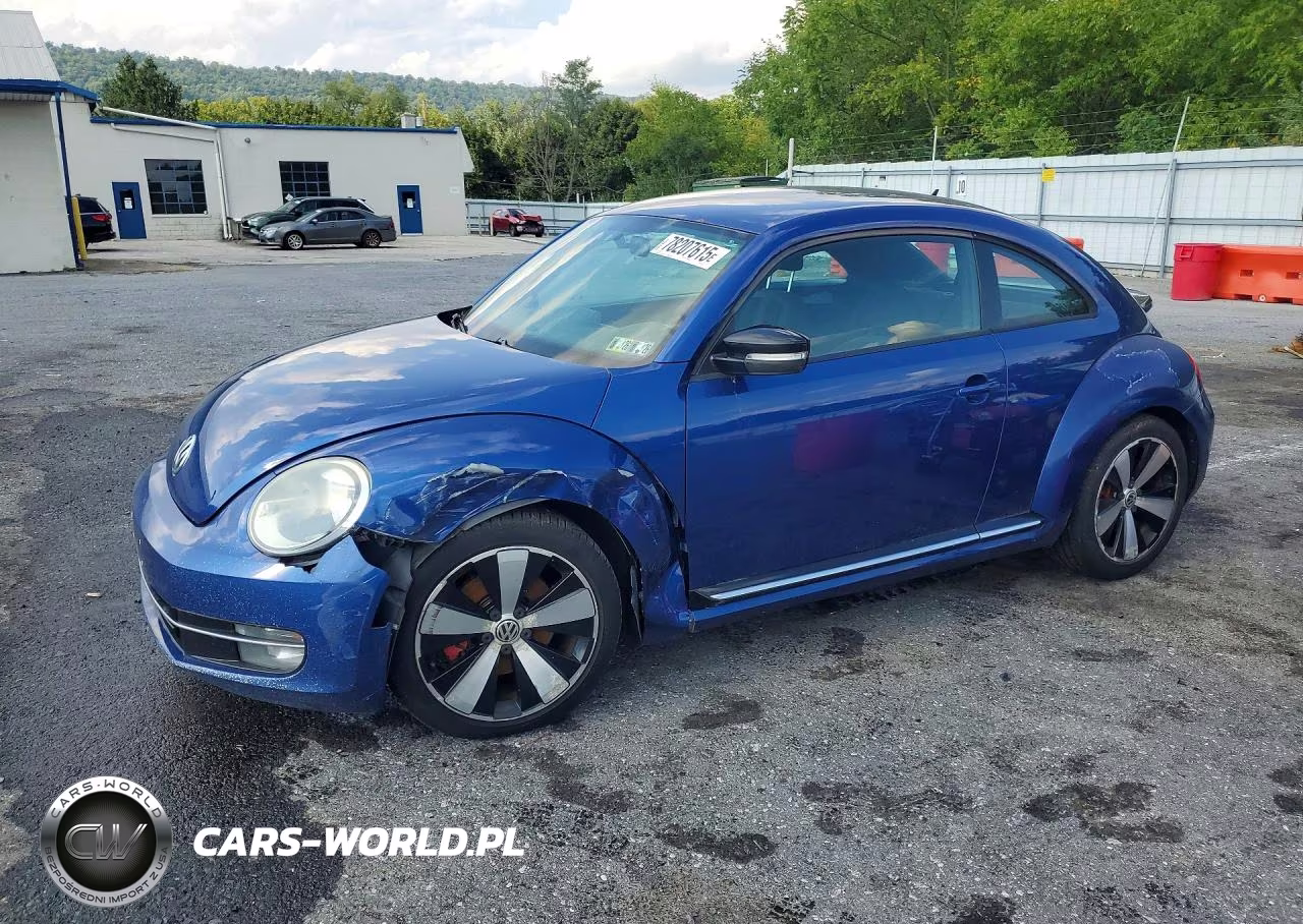 2012 Volkswagen Beetle Turbo VIN:3VW4A7AT0CM644743 - 1