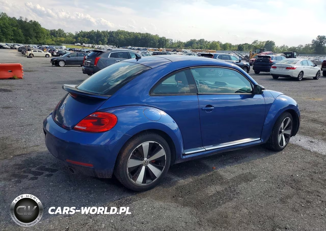2012 Volkswagen Beetle Turbo VIN:3VW4A7AT0CM644743 - 3
