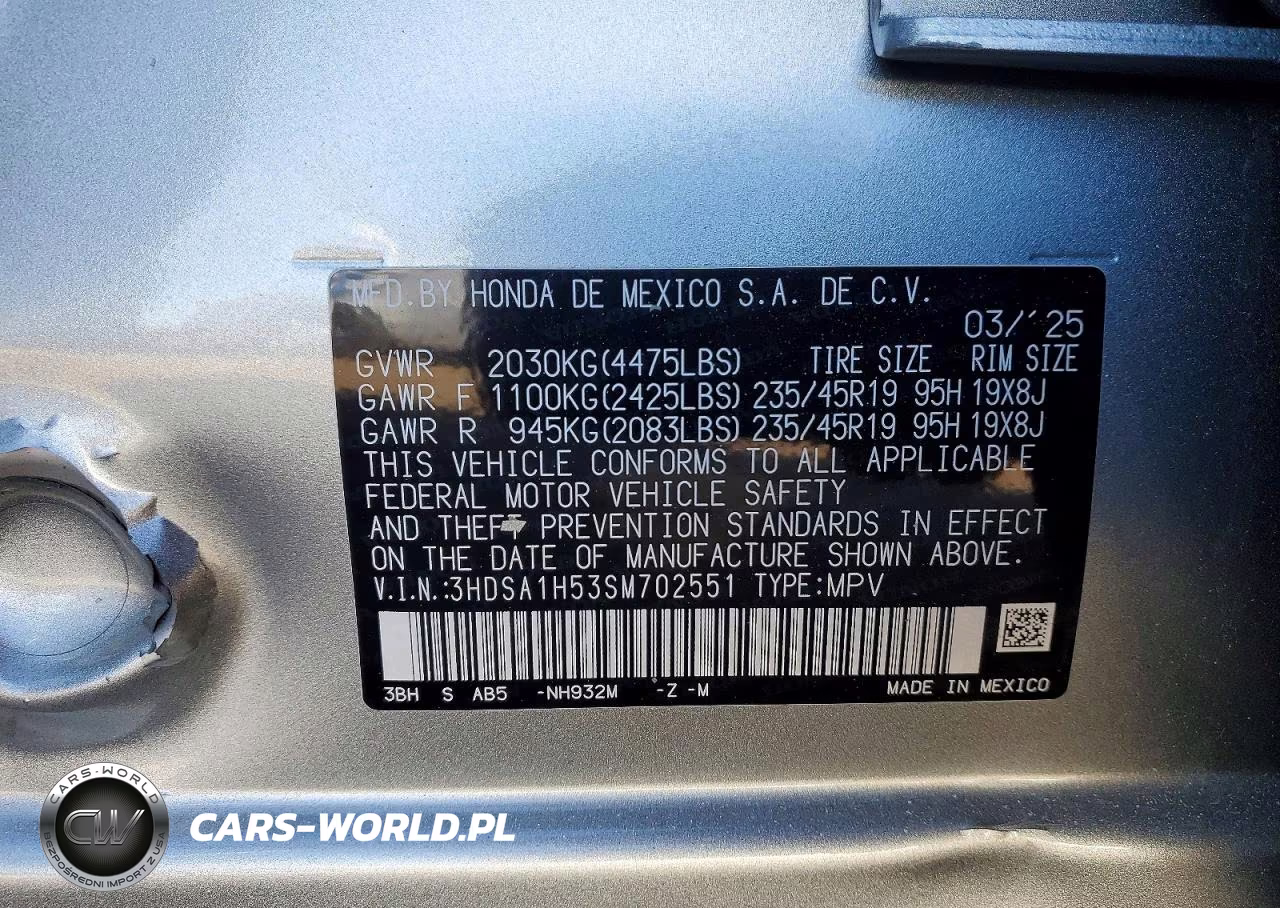 2025 Acura Adx A-Spec VIN:3HDSA1H53SM702551 - 12