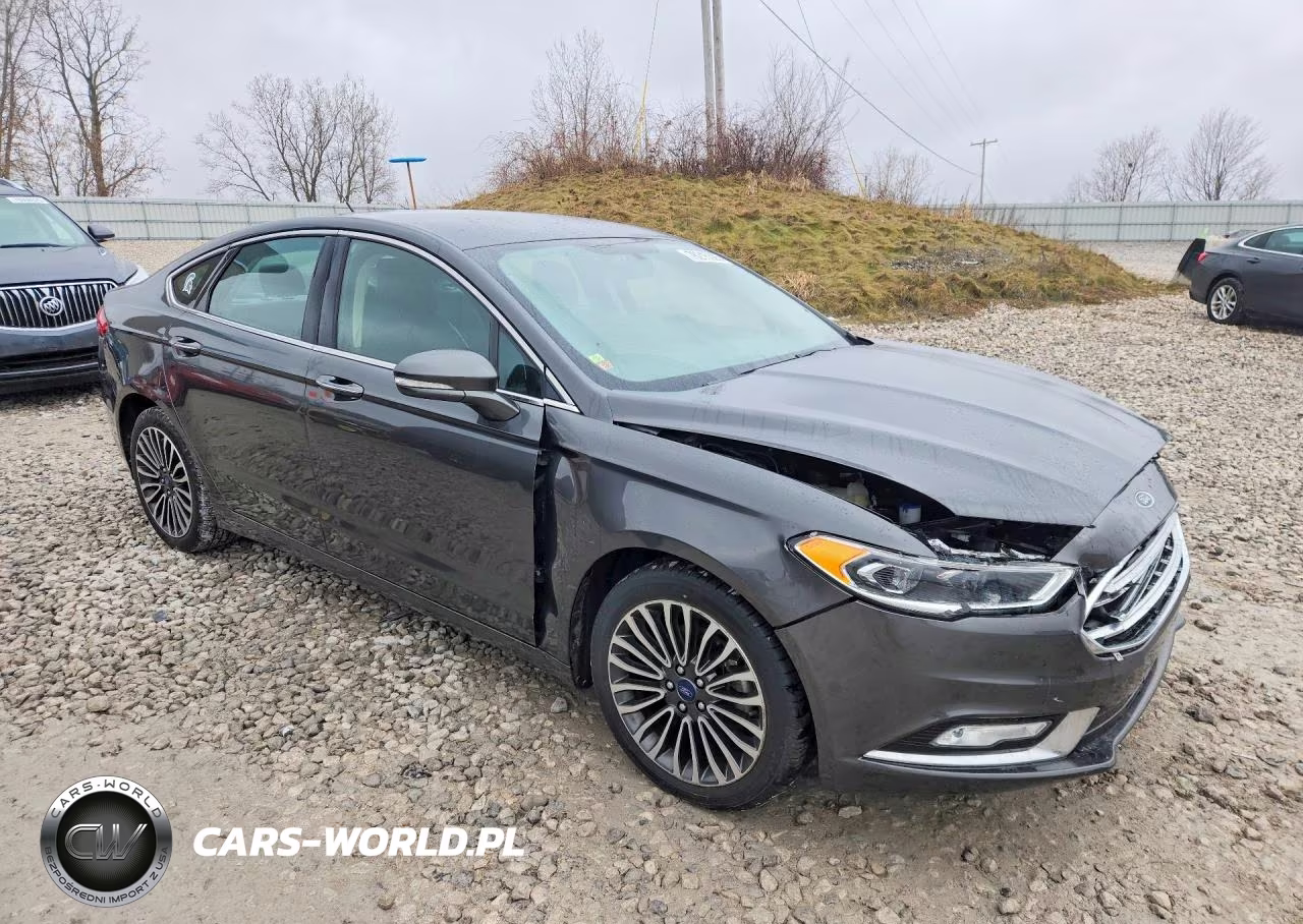 2017 Ford Fusion Se VIN:3FA6P0T98HR406013 - 4