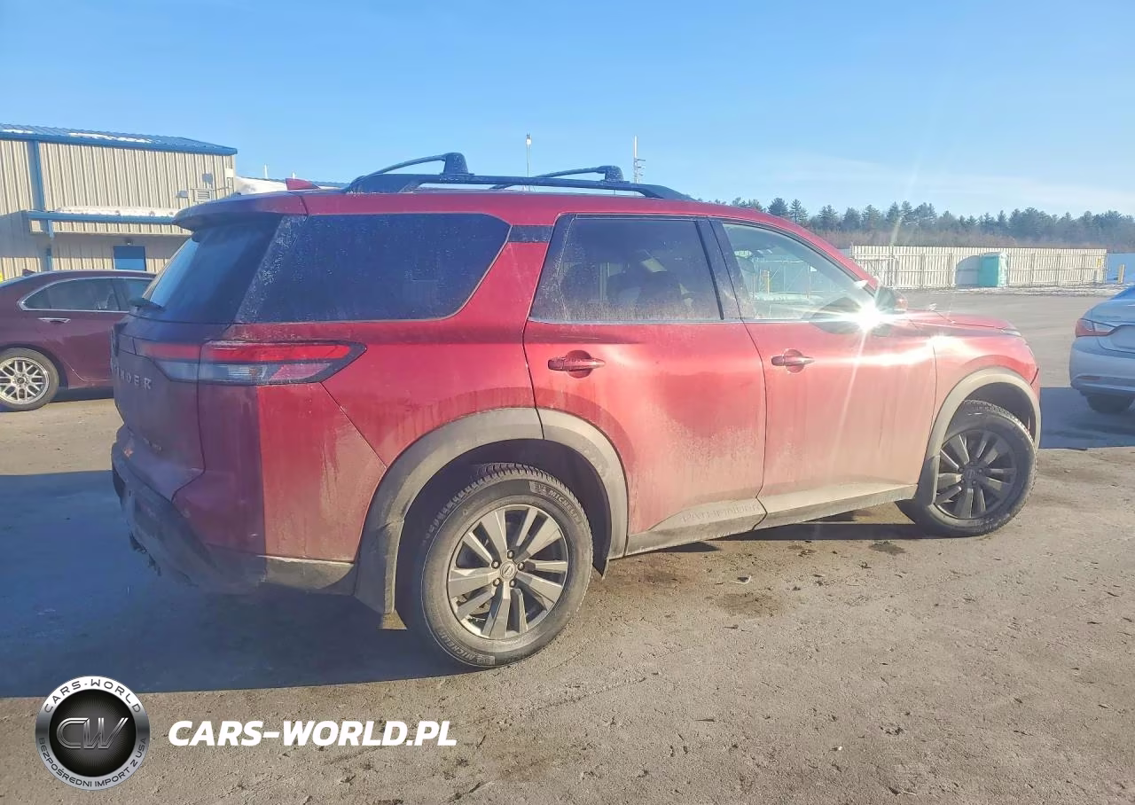 2022 Nissan Pathfinder Sv VIN:5N1DR3BD9NC237306 - 3
