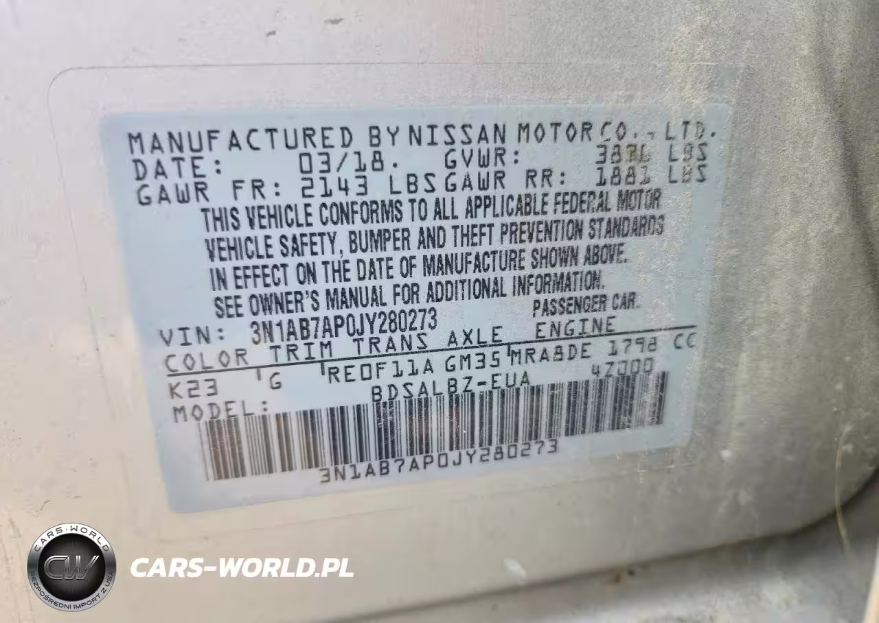 2018 Nissan Sentra S VIN:3N1AB7AP0JY280273 - 13