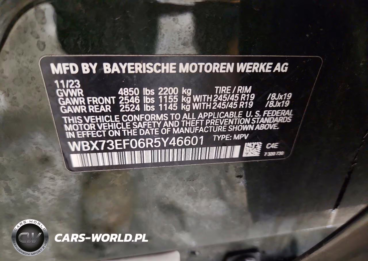 2024 BMW X1 xDrive28I VIN:WBX73EF06R5Y46601 - 14