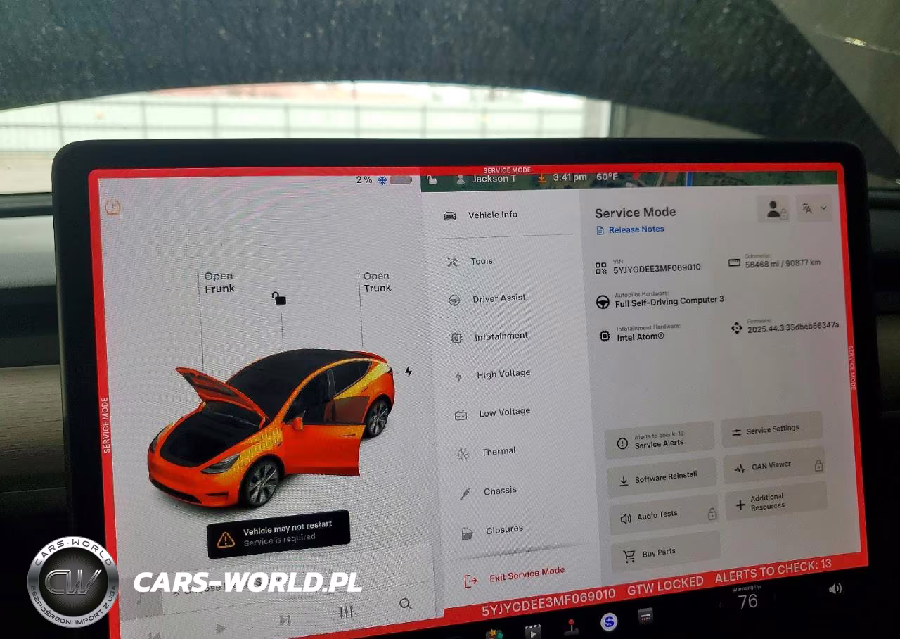 2021 Tesla Model Y VIN:5YJYGDEE3MF069010 - 9