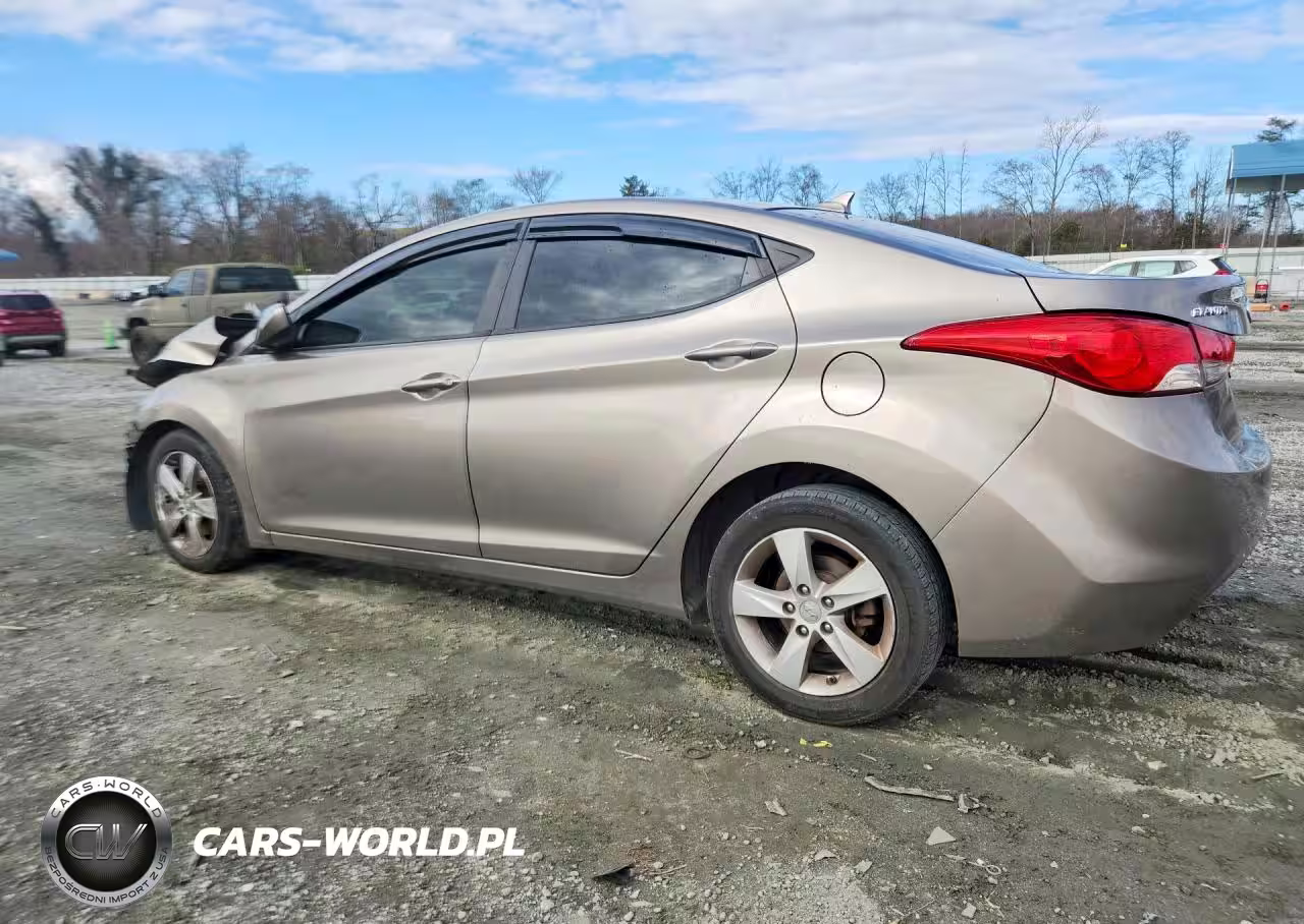 2013 Hyun Elantra Gls VIN:5NPDH4AE3DH310809 - 2