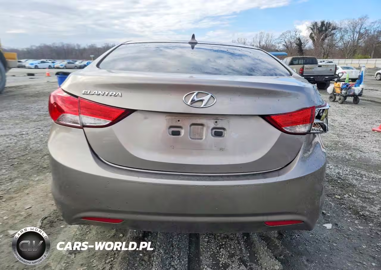 2013 Hyun Elantra Gls VIN:5NPDH4AE3DH310809 - 6