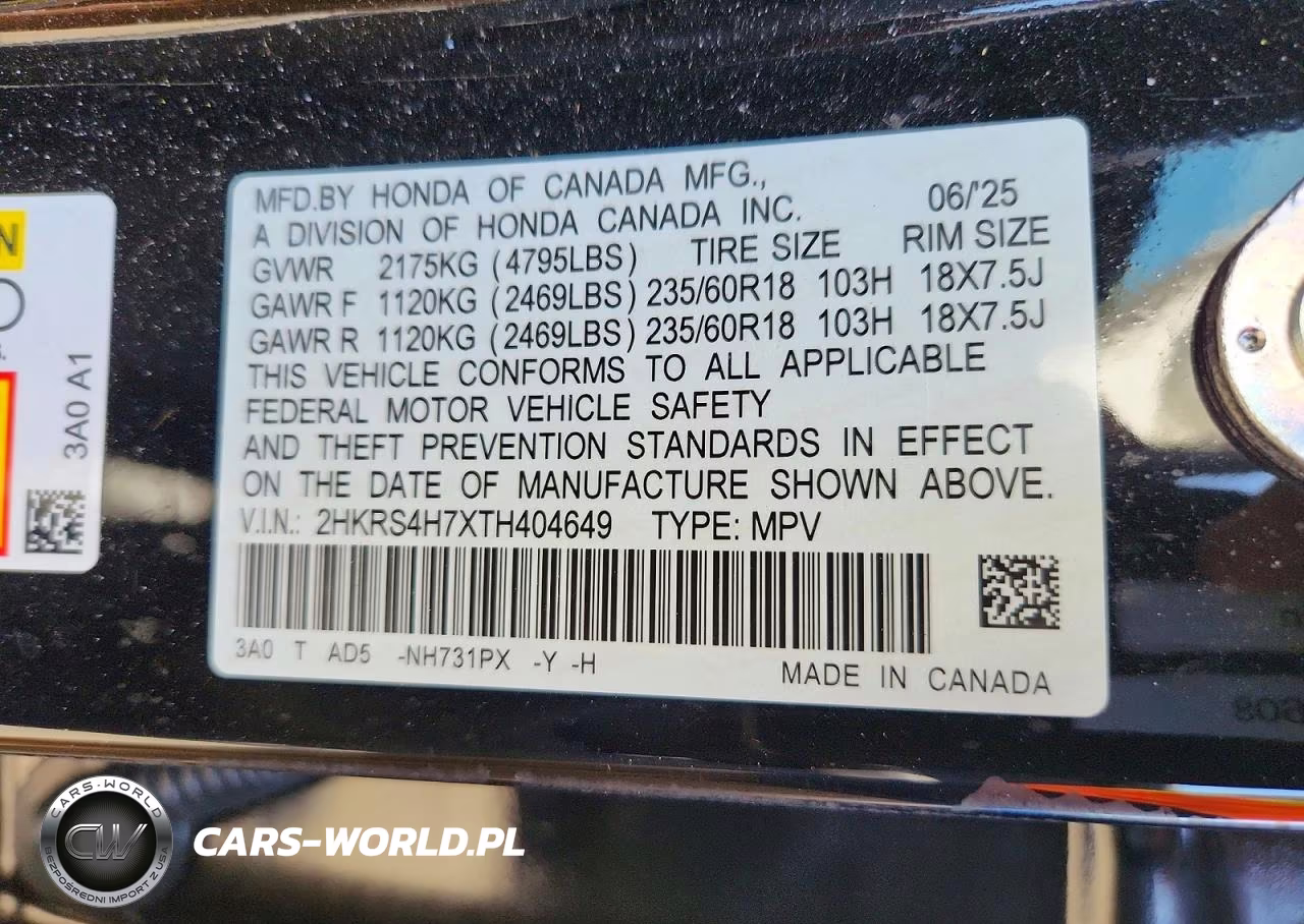 2026 Honda Cr-V Exl VIN:2HKRS4H7XTH404649 - 13
