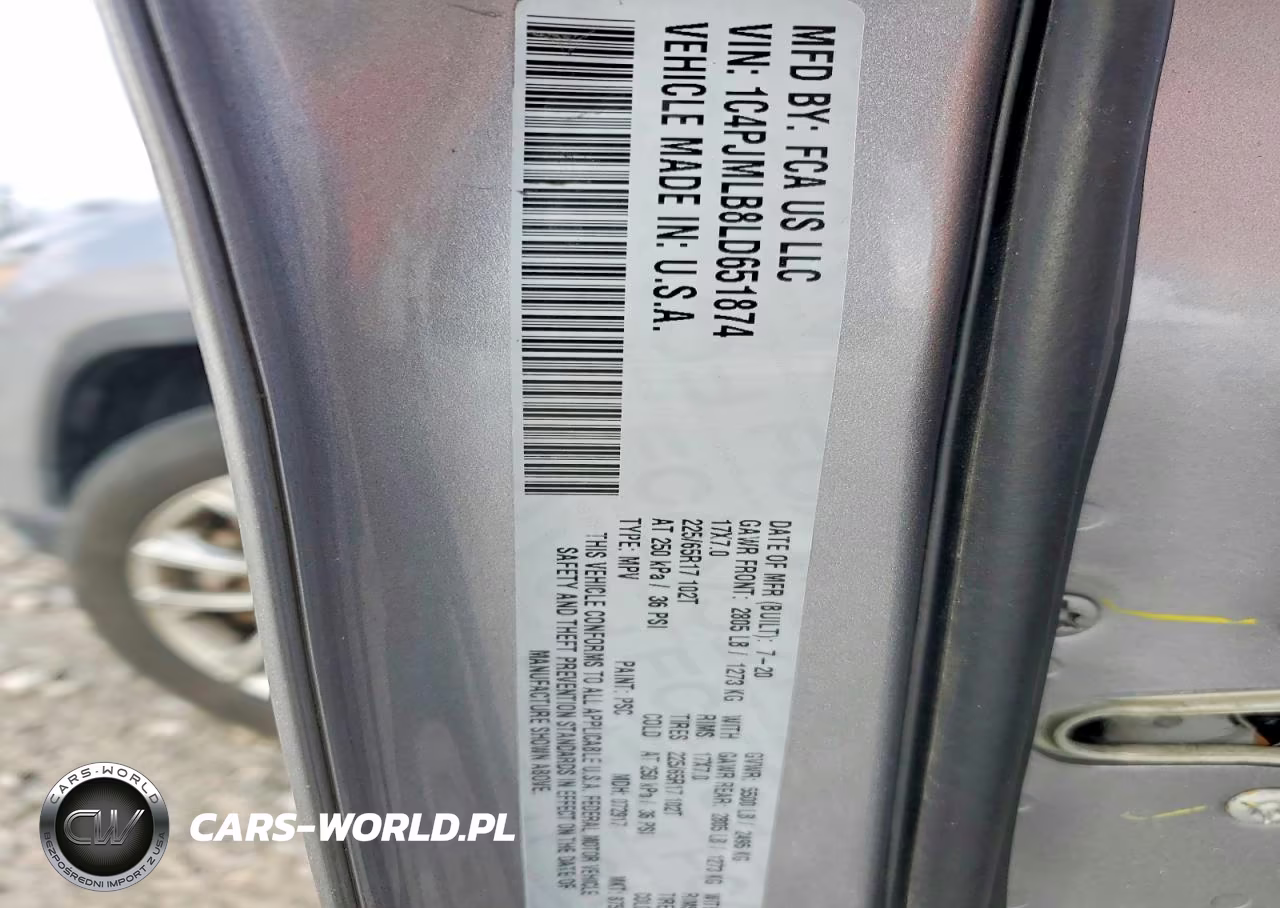 2020 Jeep Cherokee Latitude Plus VIN:1C4PJMLB8LD651874 - 14