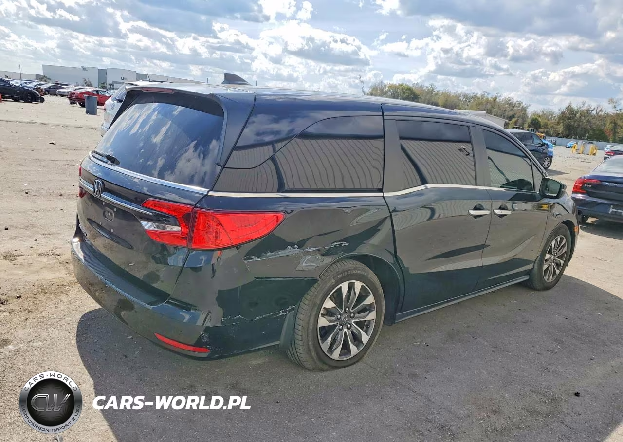 2022 Honda Odyssey Exl VIN:5FNRL6H77NB010214 - 3