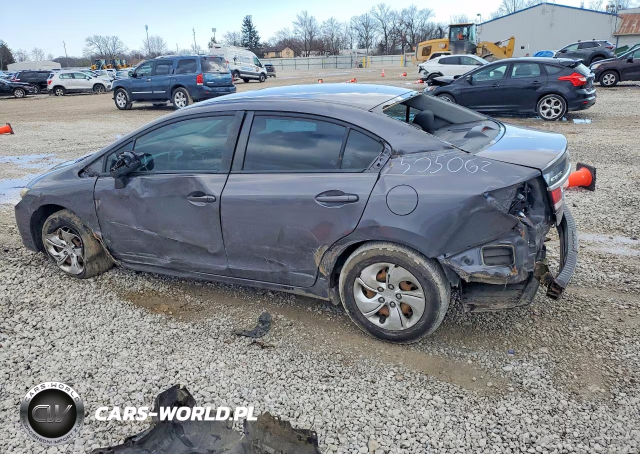 2015 Honda Civic Lx VIN:2HGFB2F52FH505062 - 2