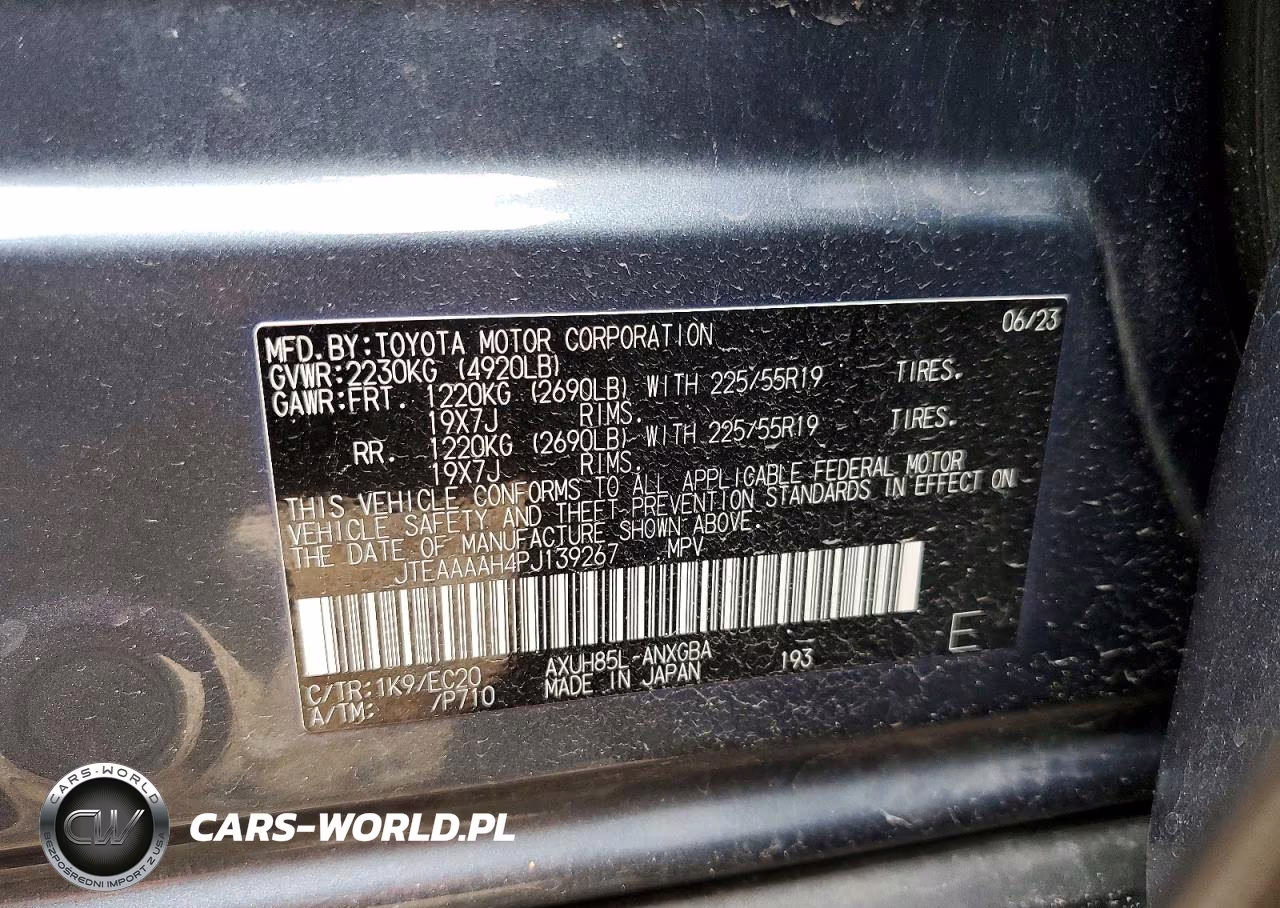 2023 Toyota Venza Le VIN:JTEAAAAH4PJ139267 - 12