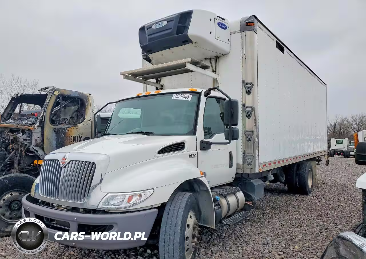 2019 International Mv607 Refrigerated Box Truck
