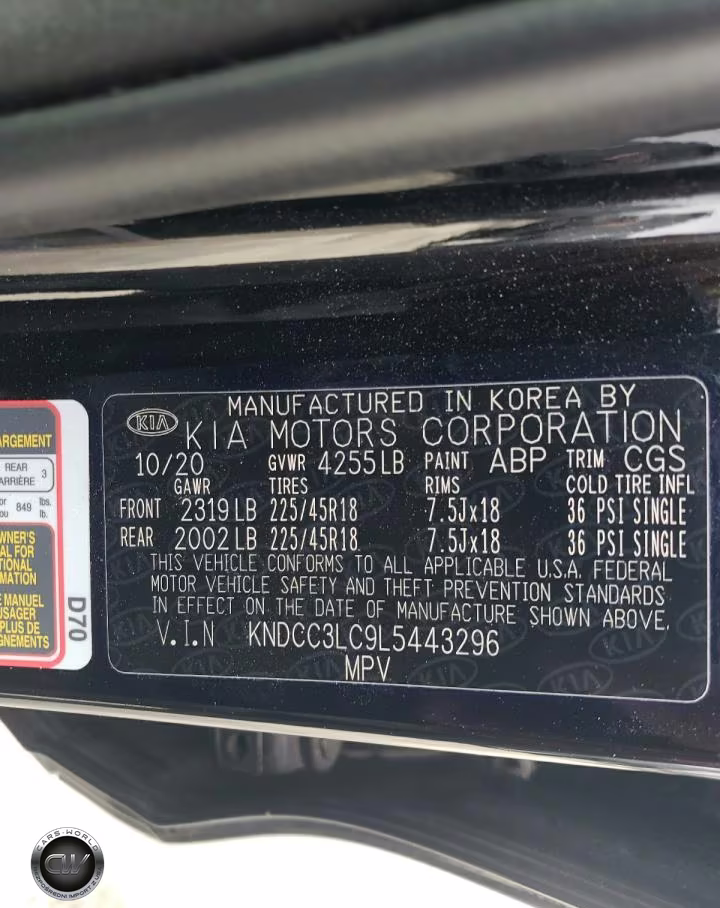 2020 Kia Niro Touring VIN:KNDCC3LC9L5443296 - 14
