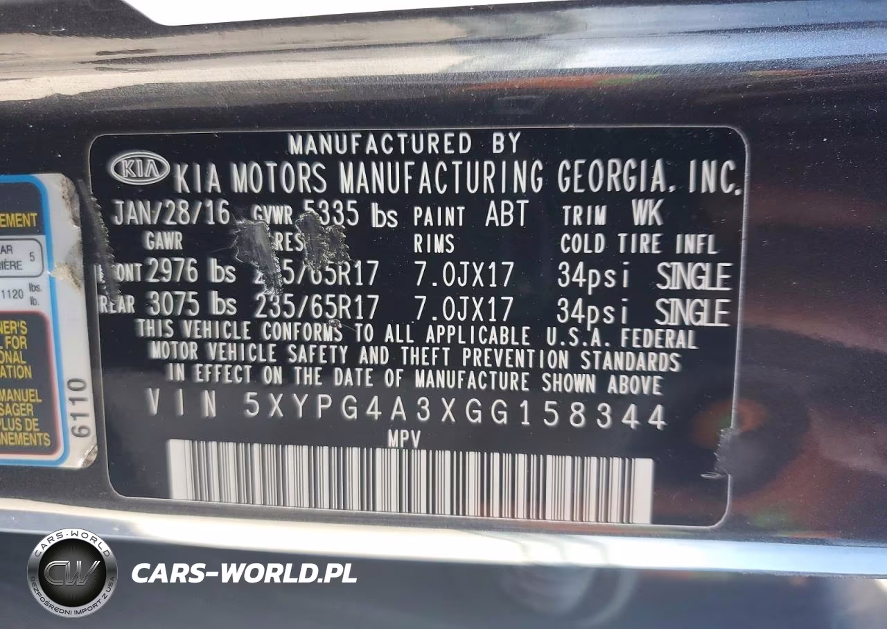 2016 Kia Sorento Lx VIN:5XYPG4A3XGG158344 - 13