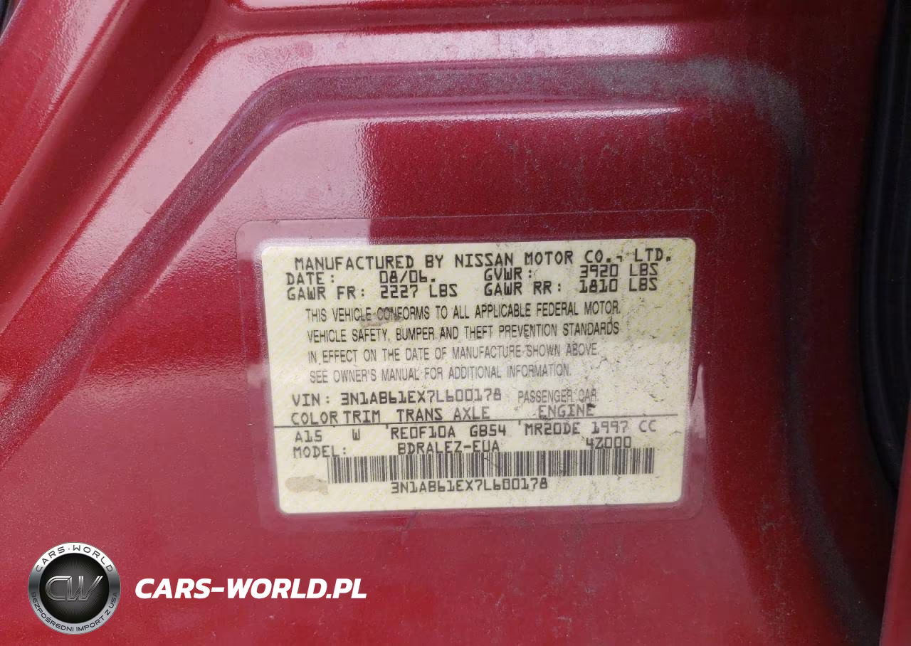 NISSAN SENTRA 2.0 VIN:3N1AB61EX7L600178 - 13