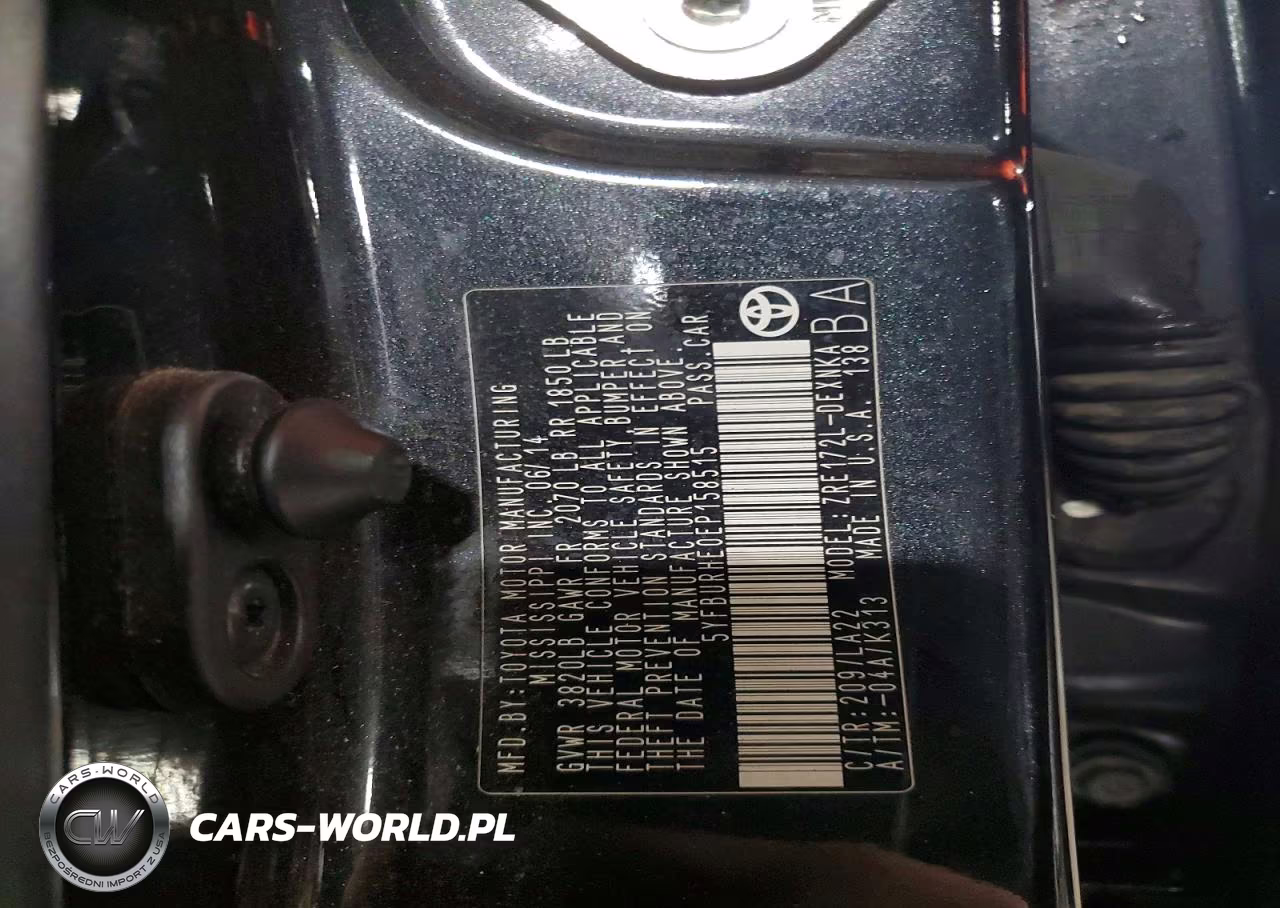 2014 Toyota Corolla Le Premium VIN:5YFBURHE0EP158515 - 12