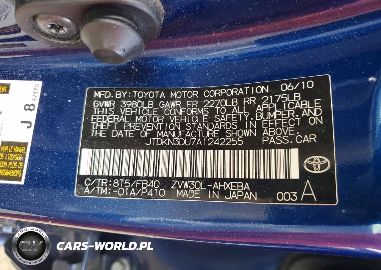 2010 Toyota Prius VIN:JTDKN3DU7A1242255 - 12