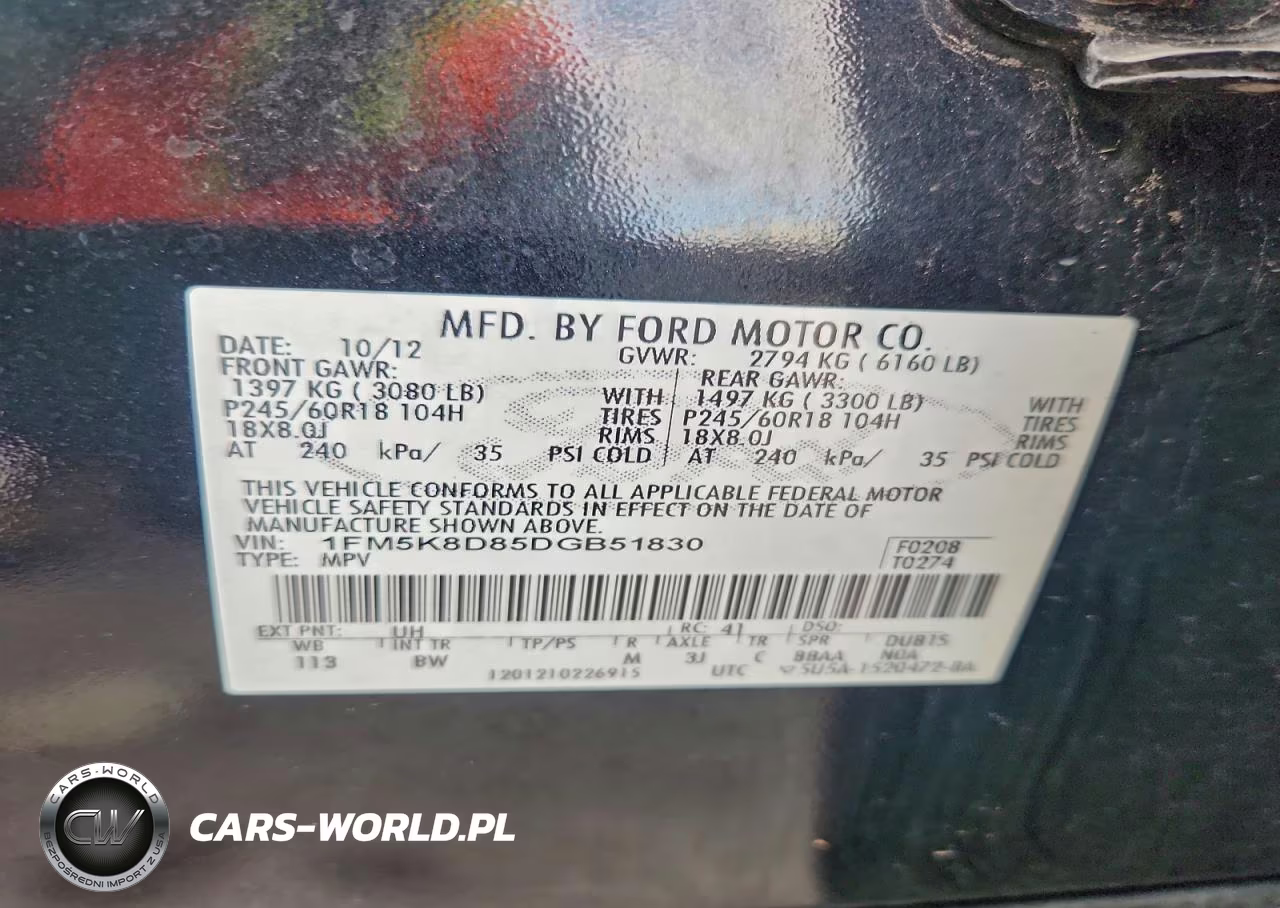 2013 Ford Explorer Xlt VIN:1FM5K8D85DGB51830 - 13