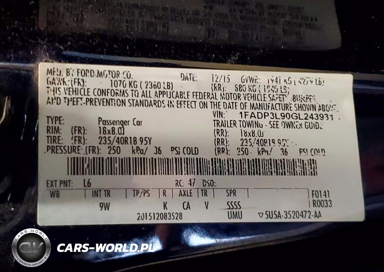 2016 Ford Focus St VIN:1FADP3L90GL243931 - 13