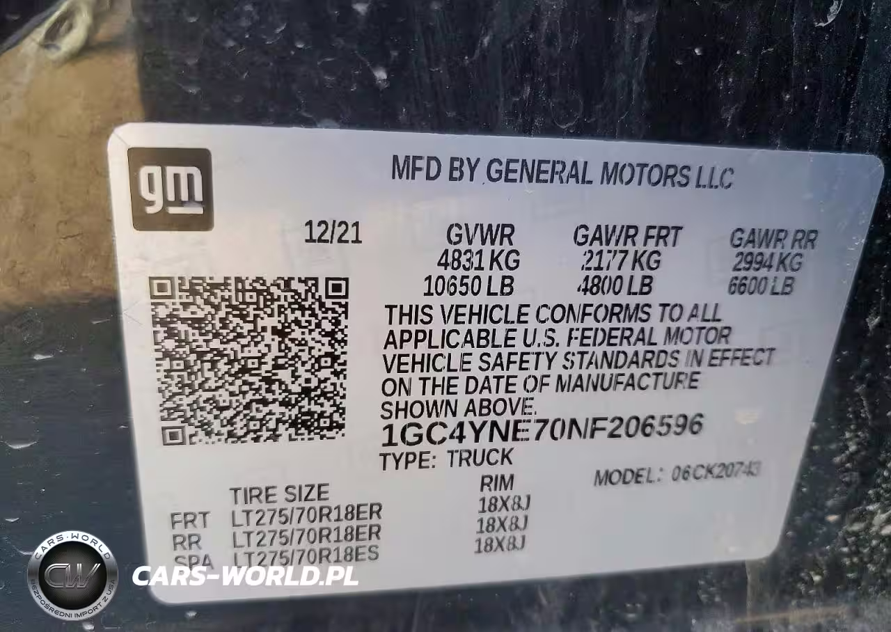 2022 Chevrolet Silverado VIN:1GC4YNE70NF206596 - 12