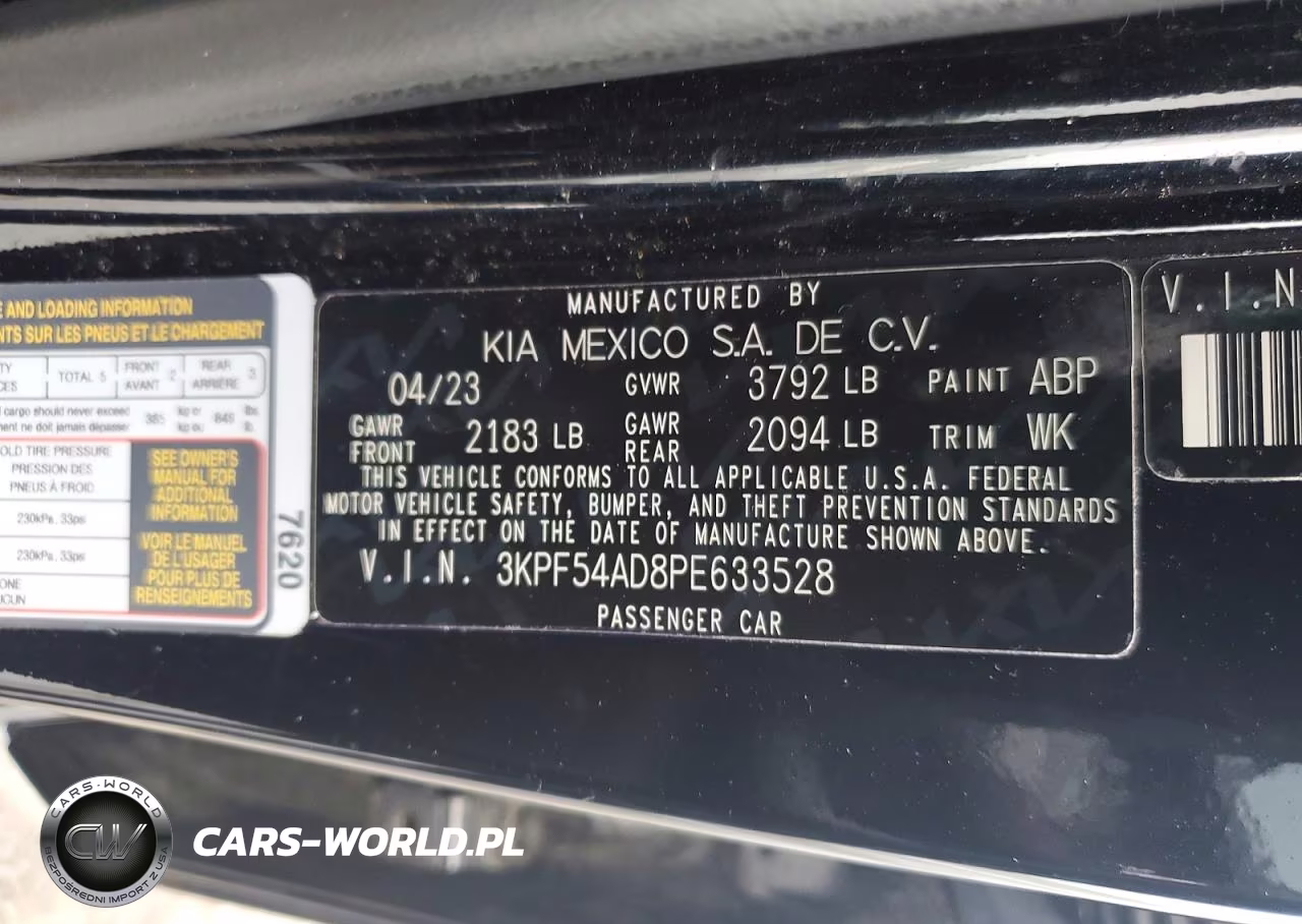 2023 Kia Forte Gt-Line VIN:3KPF54AD8PE633528 - 12