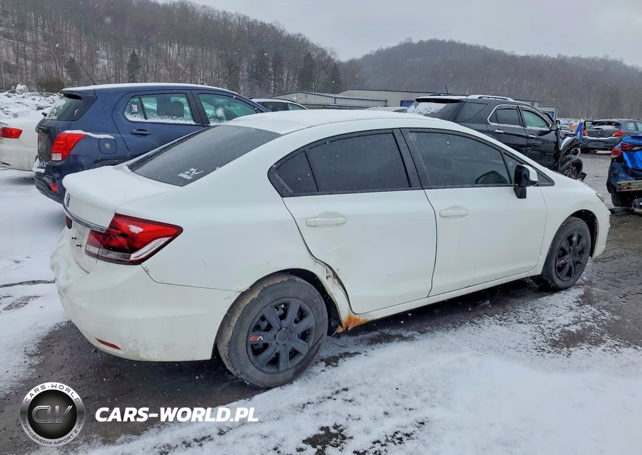 2013 Honda Civic Lx VIN:19XFB2F55DE070318 - 3