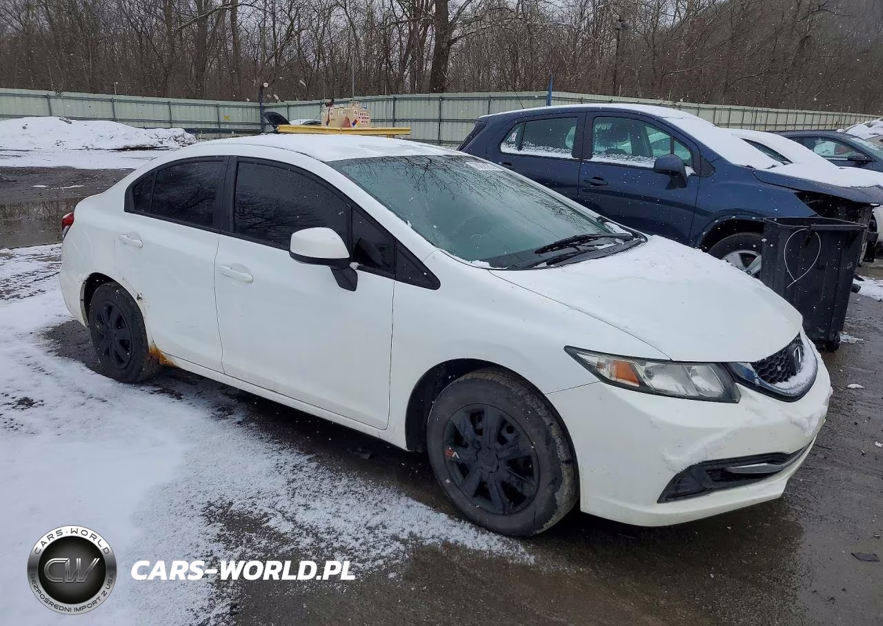 2013 Honda Civic Lx VIN:19XFB2F55DE070318 - 4