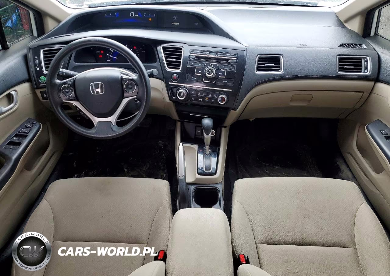 2013 Honda Civic Lx VIN:19XFB2F55DE070318 - 8