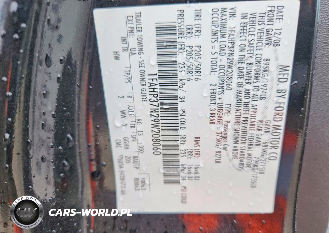 2009 Ford Focus Sel VIN:1FAHP37N29W208060 - 13