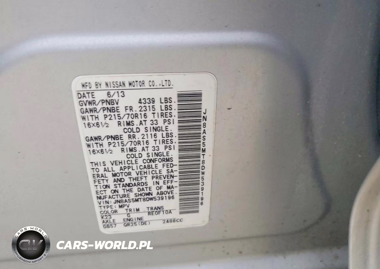 2013 Nissan Rogue S VIN:JN8AS5MT8DW539196 - 13